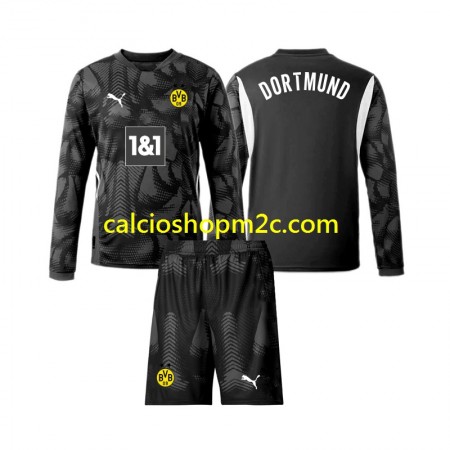 Borussia Dortmund Portiere Bambino Maglia Quarta 2024/2025 Manica Lunga